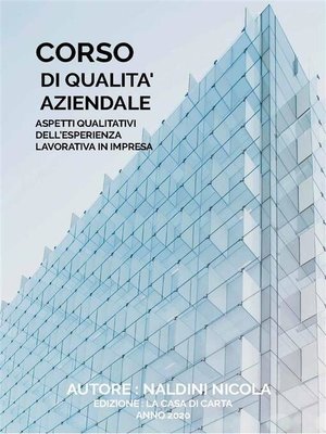 cover image of Corso di Qualità aziendale